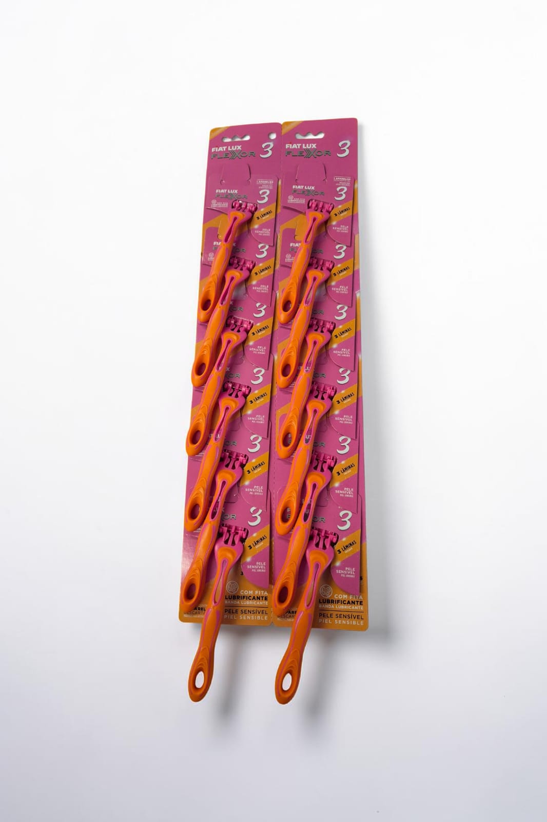 Af. Desc. FIAT LUX FLEXOR AD 12R3 - 3 Filos Anat. c/banda lub. x 12 Rosa